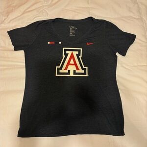 University of Arizona Wildcats Nike Heather V-Neck Tee